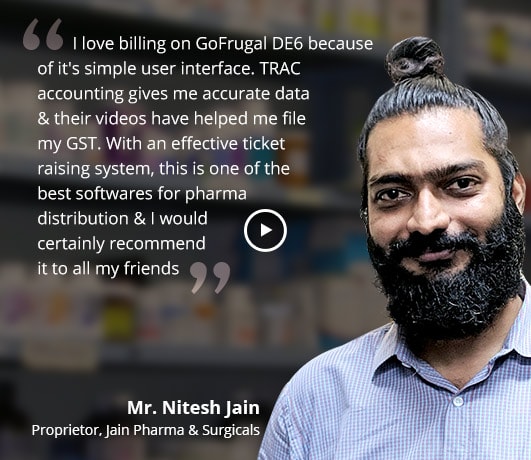 Distributor software happy customer - Jain Pharma & Surgicals Distributor software happy customer - Jain Pharma & Surgicals