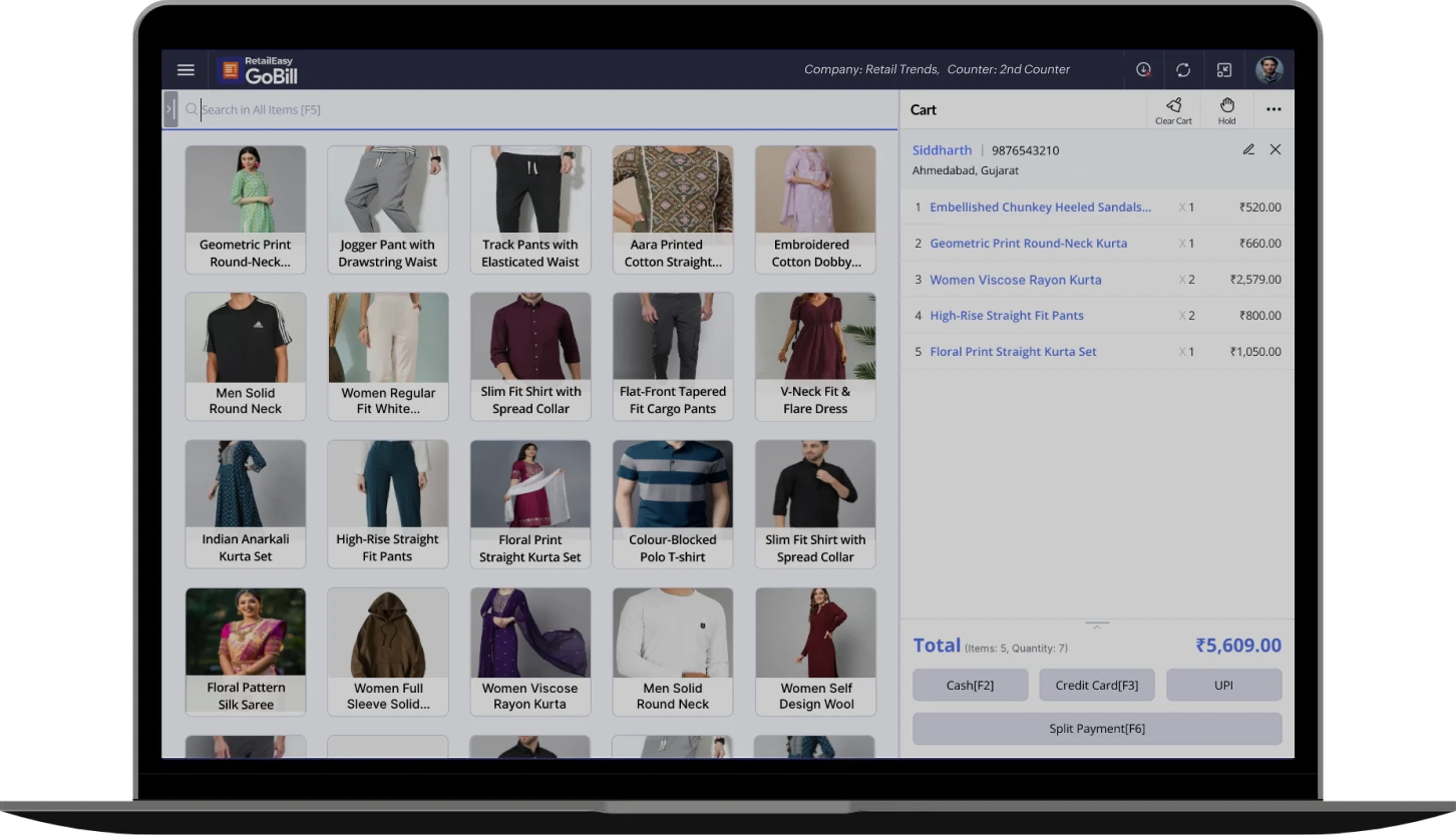 Boutique POS and billing software for small, mid and large business