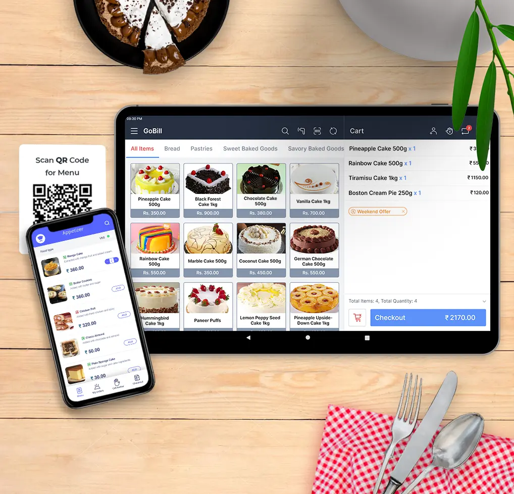 Cake Shop POS System Restaurant software
