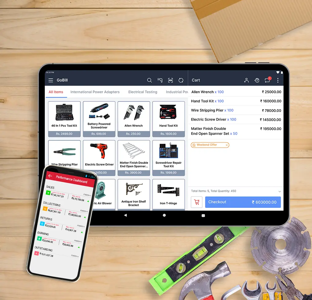 Specialized item distribution ERP solution