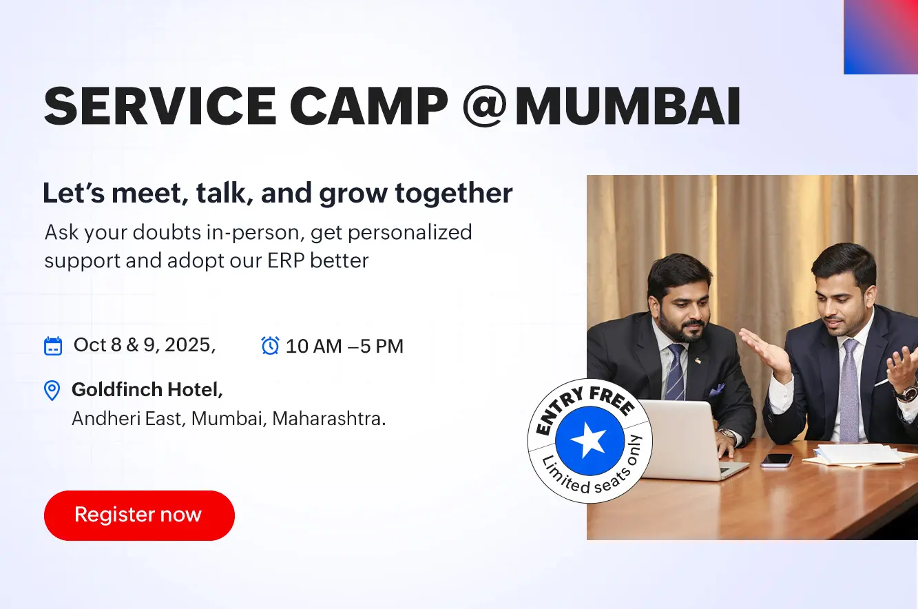 Service camp Mumbai invite